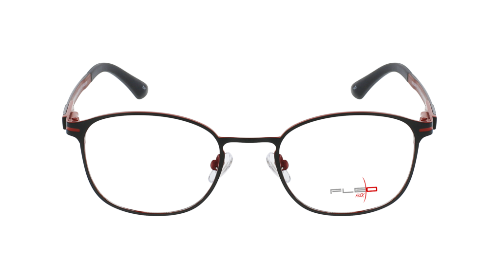 Monture cerclée fleo en titane flexible, innovante, tendance et masculine