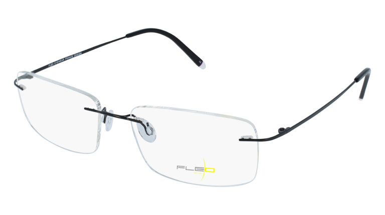 Monture percée fleo en titane flexible, innovante, tendance et masculine