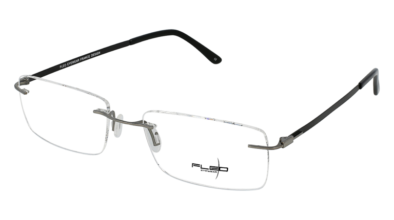 Monture percée fleo en titane flexible, innovante, tendance et masculine
