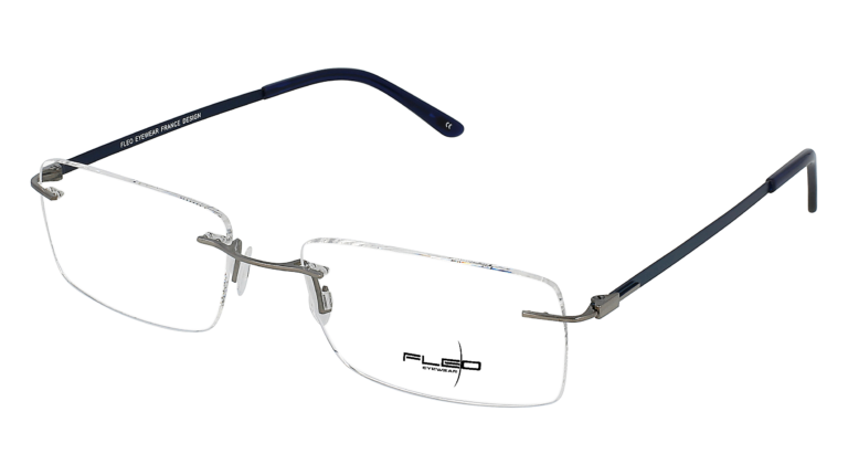 Monture percée fleo en titane flexible, innovante, tendance et masculine