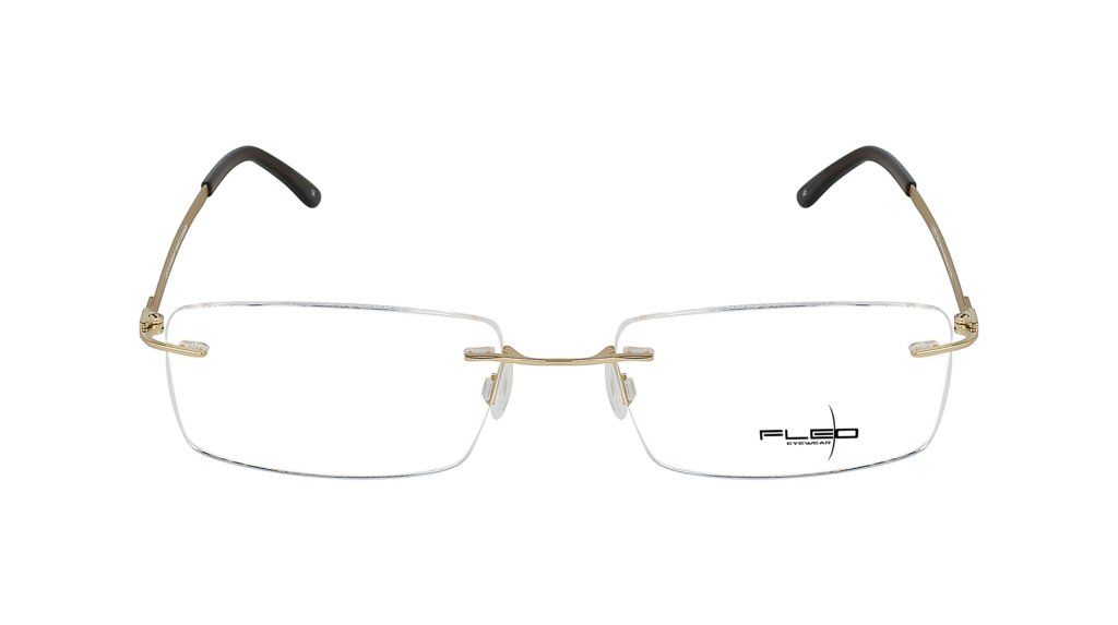 Monture percée fleo en titane flexible, innovante, tendance et masculine