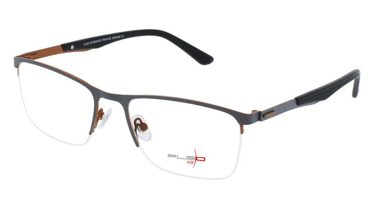 Monture nylor fleo en titane flexible, innovante, tendance et masculine