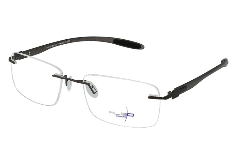 Monture percée fleo en titane flexible, innovante, tendance et masculine