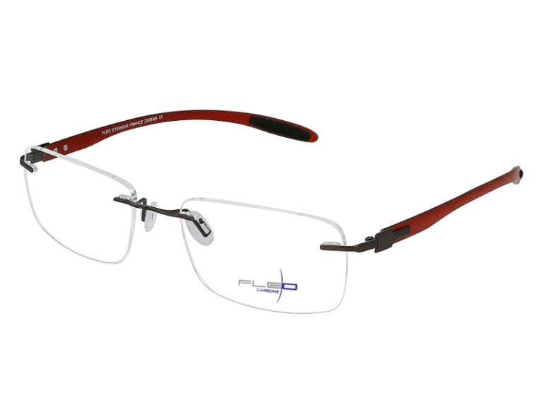 Monture percée fleo en titane flexible, innovante, tendance et masculine