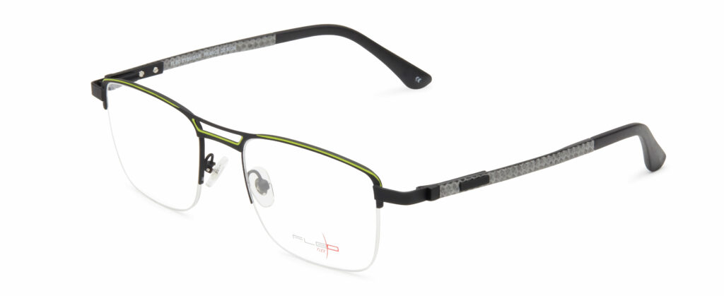 Nouveauté FLEO, monture en titane flexible durable et resistante, monture homme