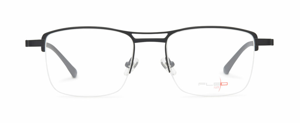 Nouveauté FLEO, monture en titane flexible durable et resistante, monture homme